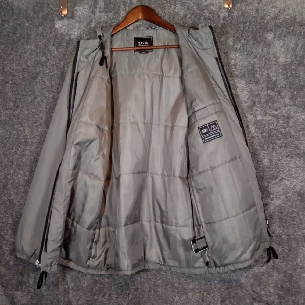 Tavik Long Sleeve Full Zip Mens Jacket Winter Gray Size Medium - Picture 4 of 9